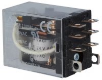 Releu  24Vca LY2AC24OMR Omron DPDT contacte 10A 250VAC 8Pini