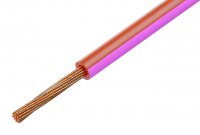 Cablu Electric Litat 1mmp Cupru ROSU-ROZ 300/500V MYF-1.0-RDPK - la Rola 100m