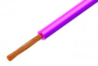Cablu Electric Litat 1mmp Cupru ROZ-VIOLET 300/500V MYF-1.0-PKVI - la Rola 100m