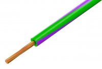 Cablu Electric Litat 1mmp Cupru VERDE-VILOET 300/500V MYF-1.0-GRVI - la Rola 100m