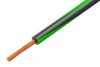 Cablu Electric Litat 0.75mmp Cupru VERDE-NEGRU 300/500V MYF-0.75-GRBK - la Rola 100m