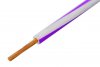Cablu Electric Litat 0.75mmp Cupru ALB-VIOLET 300/500V MYF-0.75-WHVIO - la Rola 100m