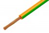 Cablu Electric Litat 0.75mmp Cupru PORTOCALIU-VERDE 300/500V MYF-0.75-ORGR - la Rola 100m