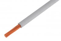 Cablu Electric Litat 4mmp Cupru izolat cu PVC GRI 450/750V MYF-4.0-GY - la Rola 25m
