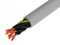 Cablu Electric Litat  7 Fire 7 x 0.75 mmp Cupru LYY7x0.75 cu fire Negre Numerotate - la Rola 5m