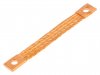 Trese Cupru > Tresa banda de masa impamantare din Cupru  10mmp curent 75A lungime 300mm cu orificii 7mm