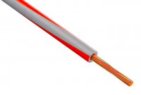 Cablu Electric Auto Litat 0.35mmp Rosu-Gri - Cupru Pur FLRYB035RDGY/TM - la Rola 10 metri