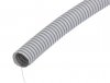Tub Copex Protectie Cabluri Fire Instalatie Electrica Diametru Interior 19mm Rola 50m Poliamida Gri cu FIR de TRACTIUNE KPX19/50GY