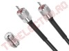 Accesorii Antene CB > Cablu PL259 - PL259 0.5m RG58 conectare sau prelungire intre Statie si Antena CB CB3905