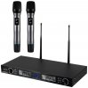 Set 2 Microfoane Wireless fara fir Profesionale UHF MVN 910 cu distanta mare de transmisie