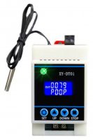Modul Termostat - Controller de Temperatura Programabil Incalzire-Racire LCD Albastru XY-DT01 alimentare 6-30V iesire 30A-250V Releu