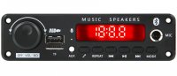 Montaj 2x25W Bluetooth MP3 USB SD Radio FM Aux IN MIC In cu Telecomanda JX-Y18 AMPBT60