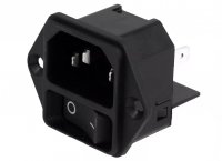 Mufa IEC 10A Tata de panou M6347C14 cu comutator pentru alimentare echipamente