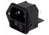 Mufa IEC 10A Tata de panou M6347C14 cu comutator pentru alimentare echipamente