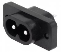 Mufa IEC  3A Tata de panou Euro C8 cu prindere pe Suruburi AGZ01AP