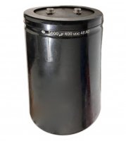 Condensator electrolitic  5600uF - 400V - 76x133mm cu Suruburi pentru Invertor