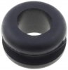 Presetupa Cauciuc 12x6mm cu gaura 5mm pentru Cablu - Set  10 bucati