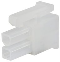 Mufa Mama   2 Pini Conector Pas 4.2mm Mini Fit JR MX555702WHI - Set 5 bucati