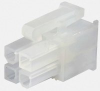 Mufa Mama   4 Pini Conector Pas 4.2mm Mini Fit JR MX555704WHI - Set 3 bucati