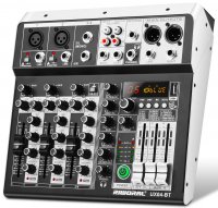 Mixer  4 Canale UX04BT Stereo Phantom Delay 99 Efecte USB Player Bluetooth