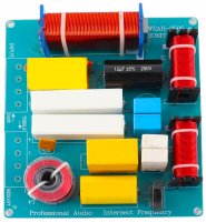 Filtru Boxa Audio Crossover 300W cu 3 cai Inalte Medii Joase cu Protectie PTC Tweeter 4-8 Ohm WEAH-3505