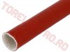 Tub Varnis Termorezistent din Fibra de Sticla si Silicon 12mm 250*C Rosu-Caramiziu SCS44K120-10 - rola  1.56m