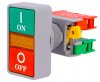Buton Comanda Panou 2 Contacte Dublu NO+NC IP65 DPB22NBB21OC