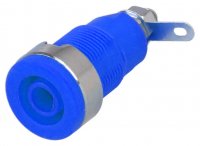 Borna Banana Mama Panou BS300BLU Albastra pentru Alimentator Baterie Multimetru