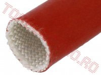 Tub Varnis Termorezistent din Fibra de Sticla si Silicon 35mm 250*C Rosu-Caramiziu SCS44K350- 5 - rola  5m