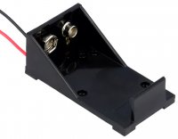 Suport   Baterie sau Acumulator 9V tip 6F22 6LR61 cu Fire si prindere pe placa BH9VAPB