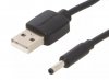 Cablu Alimentare 5V din USB 0.5m cu Mufa DC 3.5x1.35mm USBDC35