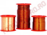 Sarma de Bobinaj Cupru Emailat Diametru  0.10mm pe Rola  500gr - 6860m
