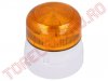 Girofar Stroboscopic  12Vcc - 24Vcc IP65 Portocaliu cu LED si Prindere cu Surub SX301PORT