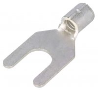 Papuc Furca Auto Neizolat din Cupru Cositorit la Surub  M6 F6N12 pentru fir 2.6-6.6mmp - set 10buc