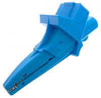 Crocodil  90mm Albastru Borna 4mm 1000Vcc 20A pentru Aparat Masura Profesional Electricieni