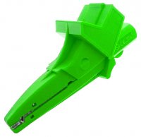 Crocodil  90mm Verde Borna 4mm 1000Vcc 20A pentru Aparat Masura Profesional Electricieni