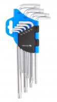 Trusa Chei Torx T10 - T50 Cr-Va Safety cu Gaura Siguranta W809