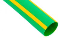 Tub Termocontractabil  12.7mm contractie 2:1 Galben-Verde 1m - Set 5 bucati