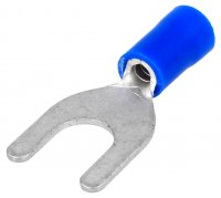 Papuc Furca Auto Izolat la Surub  M6 F6B din Cupru Stanat pentru fir 1.5-2.5mmp - set 100buc