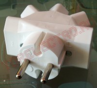Distribuitor  priza Schuko la 5 Euro fara impamantare 250V - 3A TM-R5