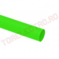 Tub Termocontractabil   4.8mm contractie 2:1 Verde 1m - Set 10 bucati