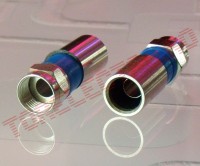 Mufa F Tata Albastra Compresie FC-CC0620 pentru cablu RG6U set 10 bucati