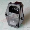 Conector AC 230V > Mufa IEC 10A Tata de panou M6320C14 cu siguranta si comutator