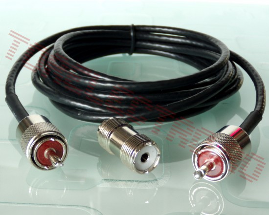 foul duck Telemacos Cablu PL259 - PL259 3m RG58 conectare sau prelungire intre Statie si Antena  CB CB3932