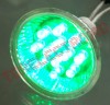 Becuri Soclu G4 > Bec LED Decorativ Verde 230V G4  0.5W cu 12 LED-uri 