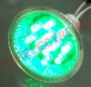 Becuri Soclu G4 > Bec LED Decorativ Verde 230V G4  0.5W cu 12 LED-uri