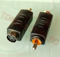 Adaptor PC Mufa Mama SVHS - 1x RCA Tata PC494