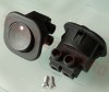 Comutator Auto Basculant R21 cu prindere fire in Suruburi SK9BK Negru pentru Lumini LED