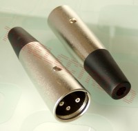 XLR 3 Pini Cannon Tata Argintiu XLR0003