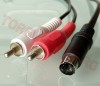 Cablu SVHS Tata - 2x RCA Tata 2m Le-591